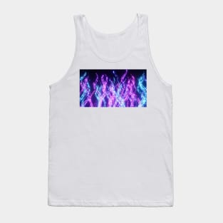 Magical Colorful Frozen Icicle Flames Tank Top